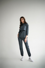 Zdravotnické oblečení set halena a kalhoty 3090, Mokrý asfalt - fotka 4