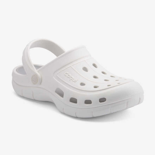 Medical shoes COQUI 6352 White/Grey - photo