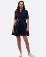 Zdravotnické šaty 119 Navy - fotka 2