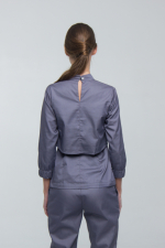 Zdravotnické oblečení set halena a kalhoty 3090, Mokrý asfalt - fotka 3