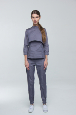 Zdravotnické oblečení set halena a kalhoty 3090, Mokrý asfalt - fotka 2