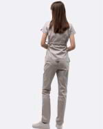 Zdravotnické oblečení set halena a kalhoty 1981 Světle šedý - fotka 4