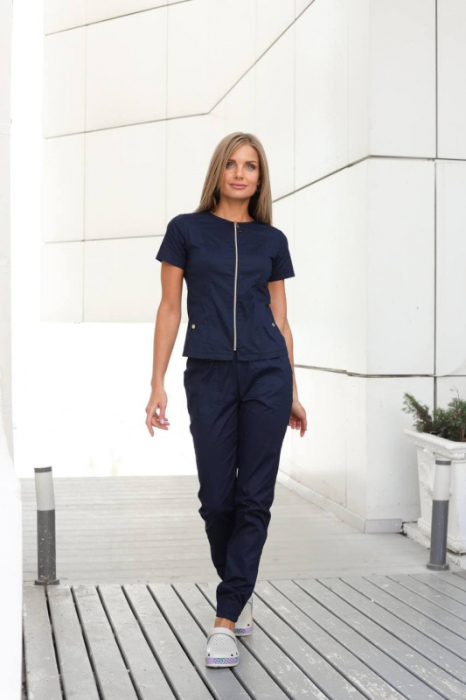 Zdravotnické oblečení set halena a kalhoty 40489 Navi - fotka