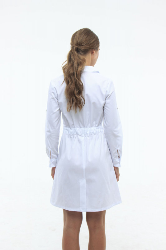 Zdravotnický plášť 106 Bílý - fotka 4