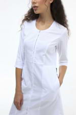 Zdravotnický plášť 136 Bílý - fotka 3