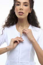 Zdravotnický plášť 136 Bílý - fotka