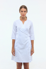 Zdravotnický plášť 127 Bílý - fotka 2