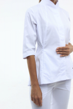 Zdravotnické oblečení set halena a kalhoty 13587 Bílý - fotka 2