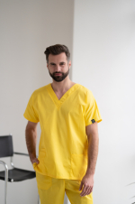 Zdravotnické oblečení set košile a kalhoty 0181 Žlutý Zdravotnické oblečení set košile a kalhoty 0181 Žlutý - fotka