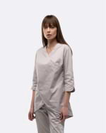 Zdravotnické oblečení set halena a kalhoty 40187 Šedý - fotka