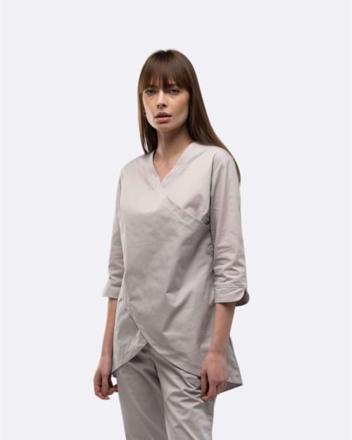 Zdravotnické oblečení set halena a kalhoty 40187 Šedý - fotka