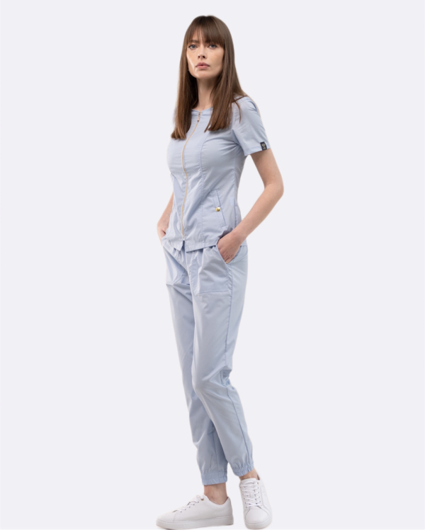 Zdravotnické oblečení set halena a kalhoty 40489 Nebeský - fotka