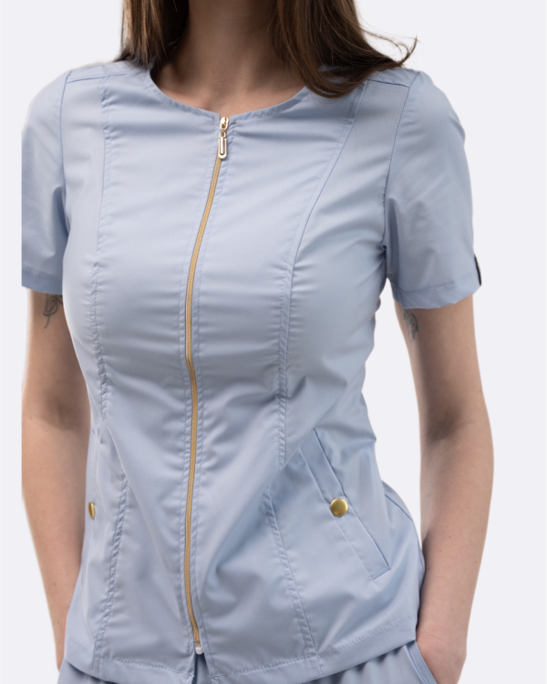 Zdravotnické oblečení set halena a kalhoty 40489 Nebeský - fotka 3