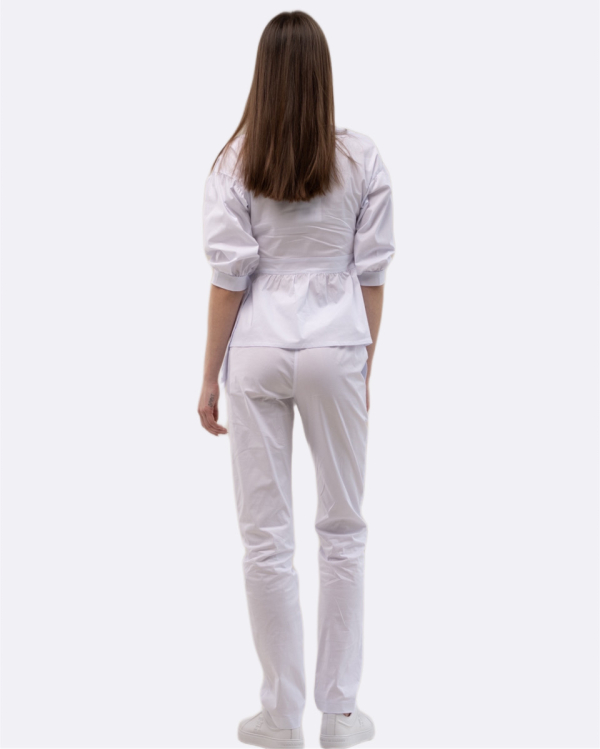 Zdravotnické oblečení set halena a kalhoty 40987 Bílý - fotka 2