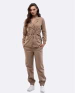 Zdravotnické oblečení set halena a kalhoty 41092 Béžová - fotka 3