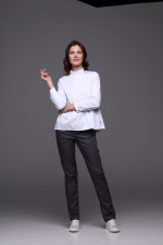 Zdravotnické oblečení set halena a kalhoty 3987 Bílý - fotka 4