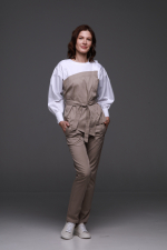 Zdravotnické oblečení set halena a kalhoty 4087 Safari - fotka 3