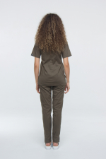 Zdravotnické oblečení set halena a kalhoty 40388 Khaki - fotka 4