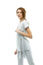 Zdravotnické oblečení set halena a kalhoty 2889 Světle šedý Zdravotnické oblečení set halena a kalhoty 2889 Světle šedý - fotka