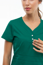 Zdravotnické oblečení set halena a kalhoty 1181 Green - fotka 2