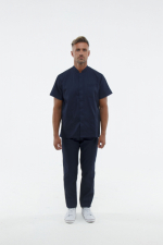 Zdravotnické oblečení set košile a kalhoty 20182 Navi - fotka 2