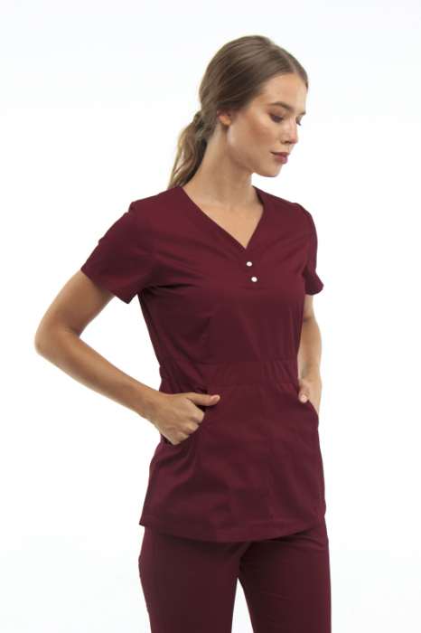 Medical suit 1181 Burgundy - photo