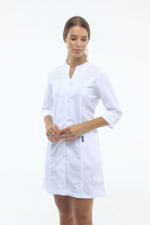 Zdravotnický plášť  101 Bílý - fotka