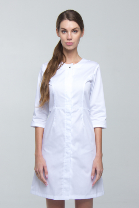 Medical gown 128 White Medical gown 128 White - photo