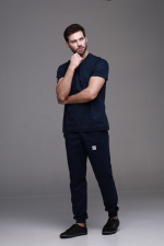 Zdravotnické oblečení set halena a kalhoty 50299 Navi - fotka 3