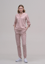 Zdravotnické oblečení set halena a kalhoty 40789 Pudrový - fotka