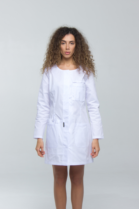 Zdravotnický plášť  107 Bílý - fotka