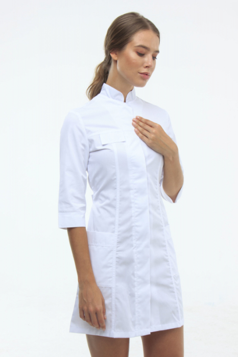 Medical gown 105 White Medical gown 105 White - photo