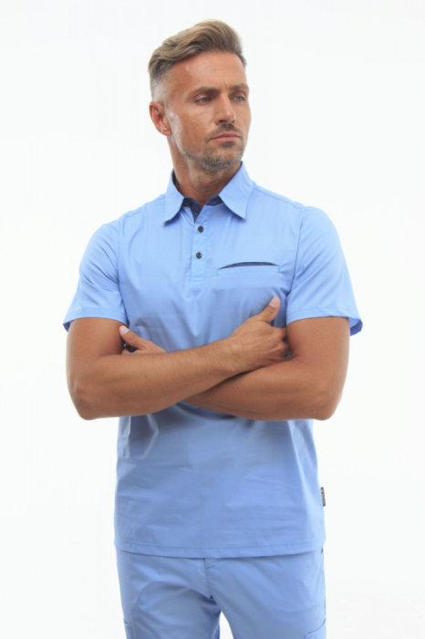 Zdravotnické oblečení set halena a kalhoty 50085 Nebeská - fotka