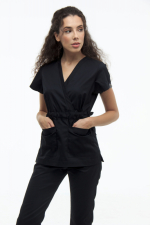 Zdravotnické oblečení set halena a kalhoty 1981 černý - fotka