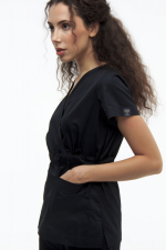 Zdravotnické oblečení set halena a kalhoty 1981 černý - fotka 3