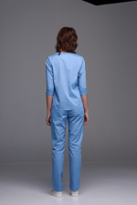 Zdravotnické oblečení set halena a kalhoty 10087 Nebeský - fotka 3