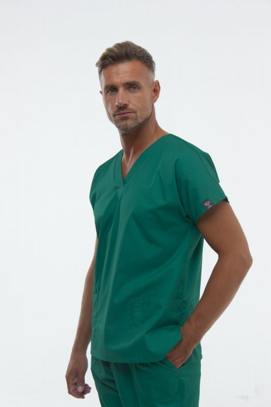Zdravotnícke oblečenie set košeľa a nohavice 0181 Zelený - fotka
