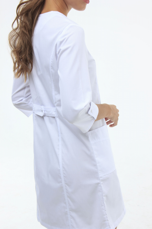 Zdravotnický plášť  101 Bílý - fotka 3