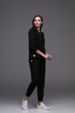 Zdravotnické oblečení set halena a kalhoty 40789 Černý Zdravotnické oblečení set halena a kalhoty 40789 Černý - fotka 2