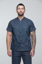 Zdravotnické oblečení set košile a kalhoty 20182 šedá - fotka