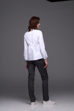 Zdravotnické oblečení set halena a kalhoty 3987 Bílý - fotka 3