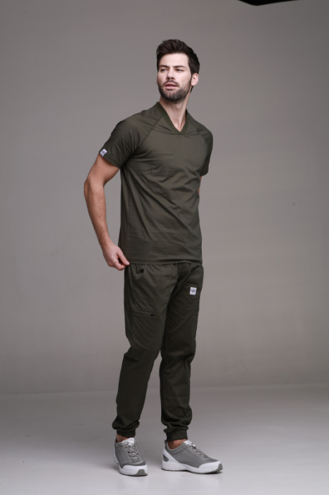 Zdravotnícke oblečenie set košeľa a nohavice 50299 Olive Zdravotnícke oblečenie set košeľa a nohavice 50299 Olive - fotka