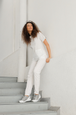 Zdravotnické oblečení set halena a kalhoty 40388 Bílý - fotka