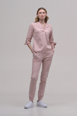 Zdravotnické oblečení set halena a kalhoty 40789 Pudrový - fotka 2
