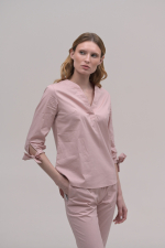Zdravotnické oblečení set halena a kalhoty 40789 Pudrový - fotka 3