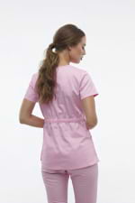 Zdravotnické oblečení set halena a kalhoty 1181 Světle růžový - fotka 4