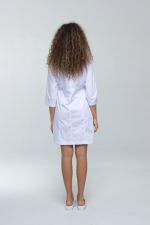 Zdravotnícky plášť 126 Biely - fotka 3