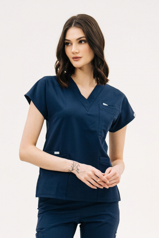 Zdravotnická halenka 609 R Navy - fotka