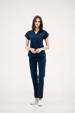 Zdravotnická halenka 609 R Navy - fotka 4