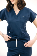 Zdravotnická halenka 609 R Navy - fotka 2